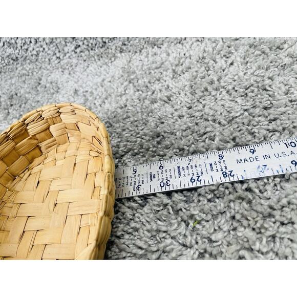 Wicker Basket Small Home Decor Any Room Farmhouse Style 3inX4inX6in Brown - Picture 11 of 12